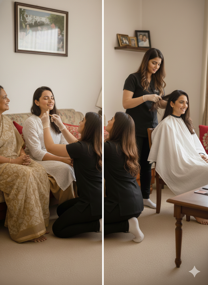 Salon at Home in Bandra West – Premium Beauty Services by Swissho