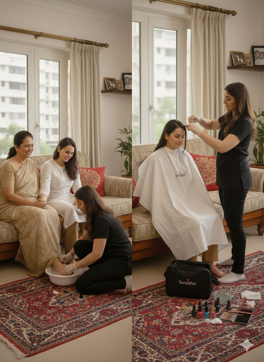 Premium Salon Services in Mumbai Dombivli by Swwisho