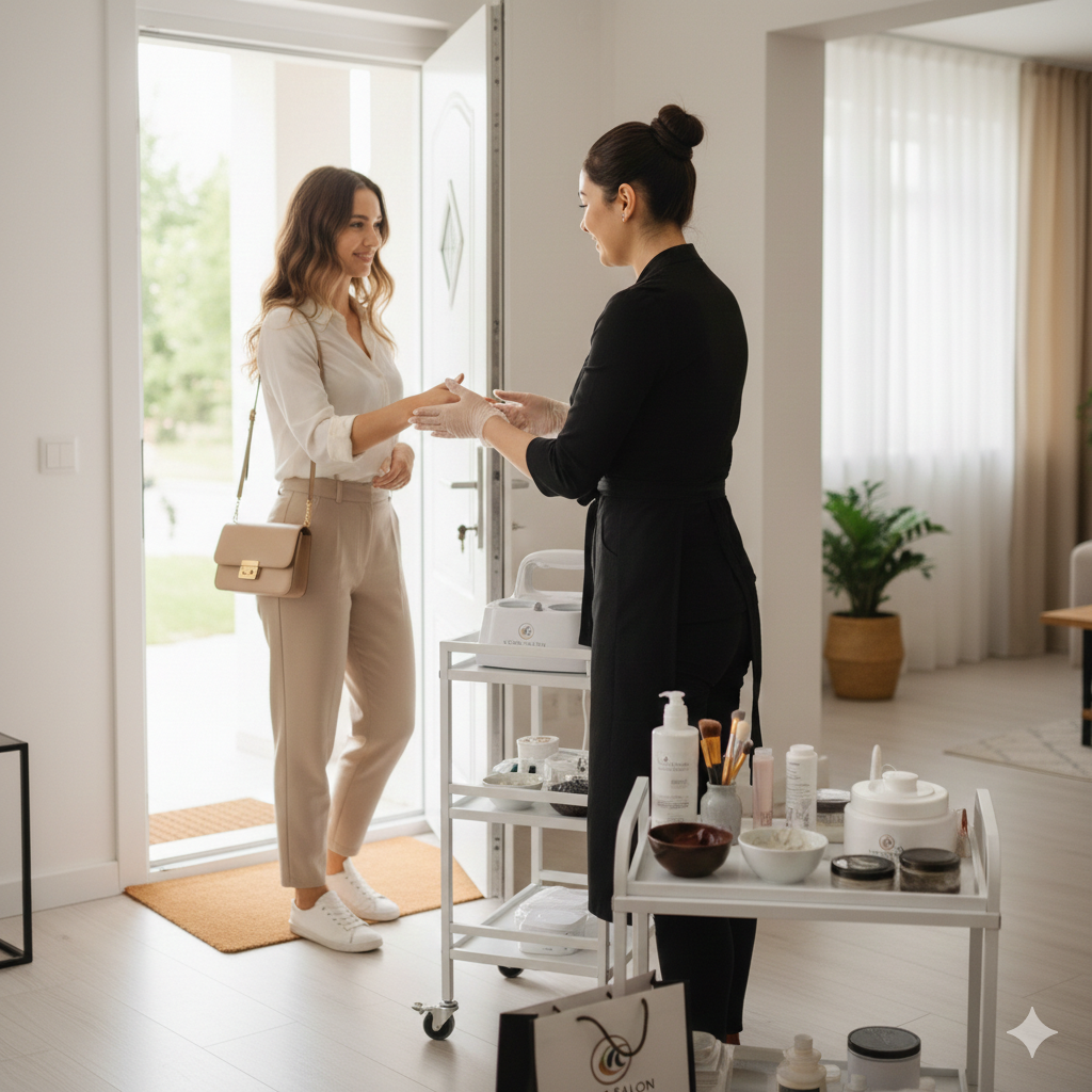 Home salon services in india gate mumbai by Swwisho